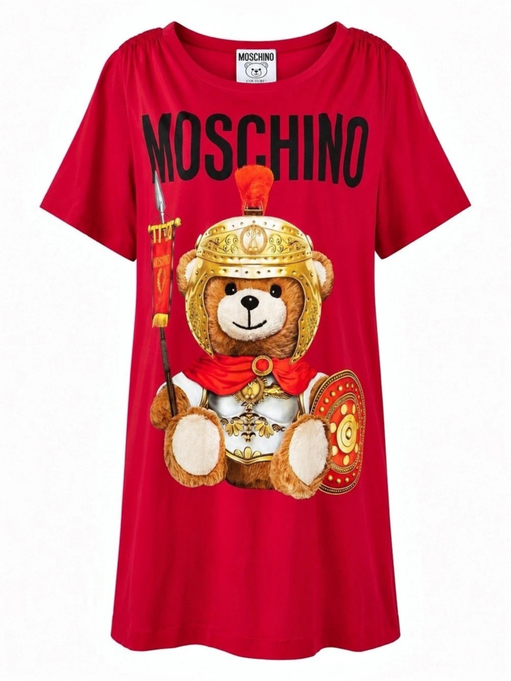 Moschino Couture Teddy Bear Roman Gladiator Dress US 10 NWT